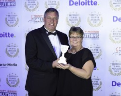 Ed and Christine van Zadelhoff British Travel Awards 2015