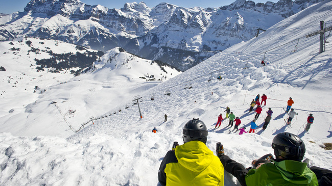 The Swiss Wall - Le Pas de Chavanette; accessible from Les Crosets