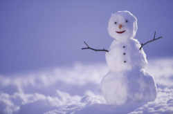 Build a snowman on Christmas Day! 