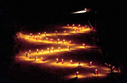 Torchlit Descent - Les Houches