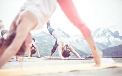 Yoga in the Mountains