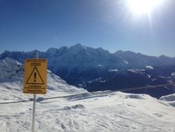 Stunning views of Mont Blanc from Flaine