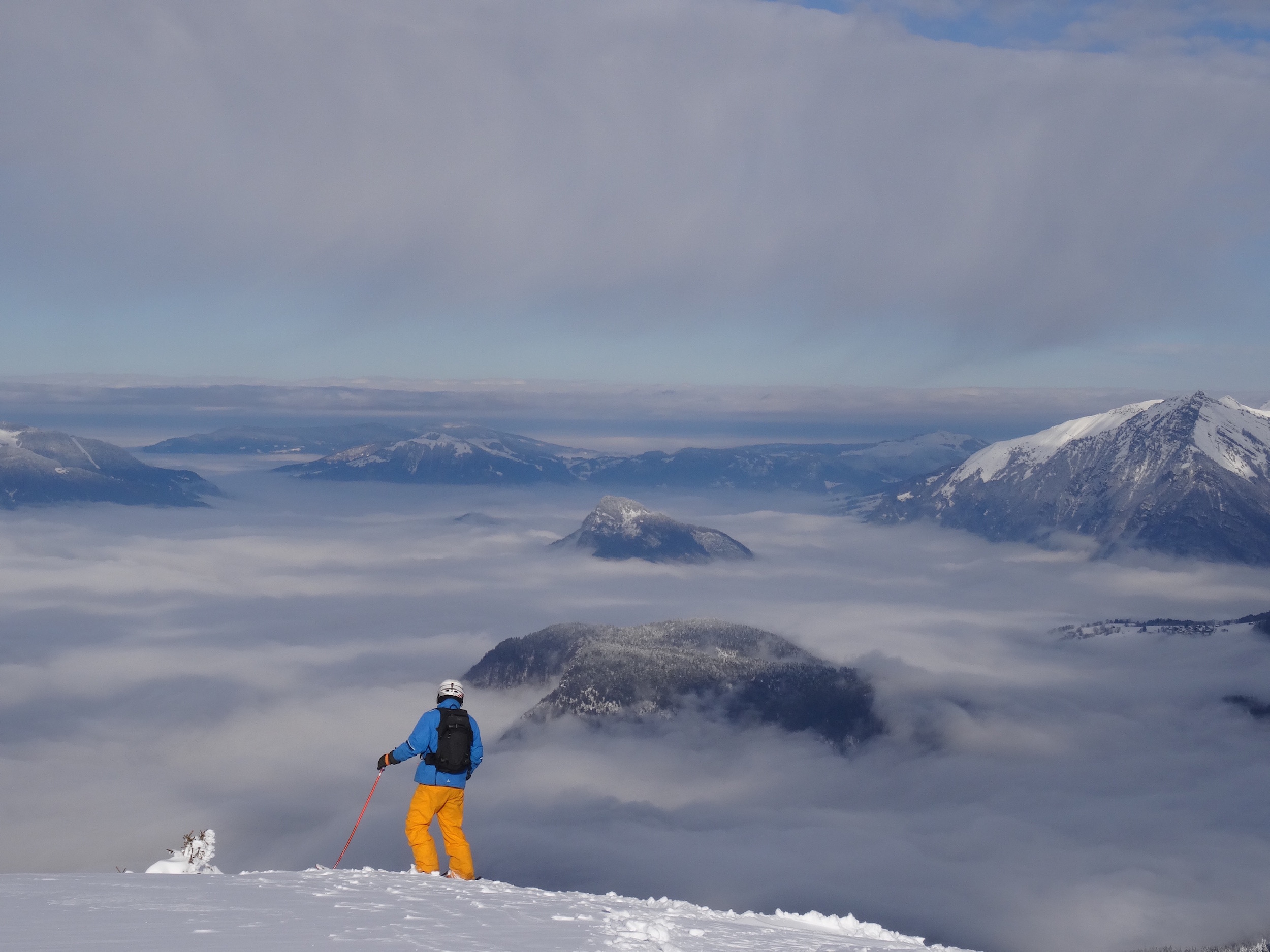 Skiing in Les Carroz - Les Moulins