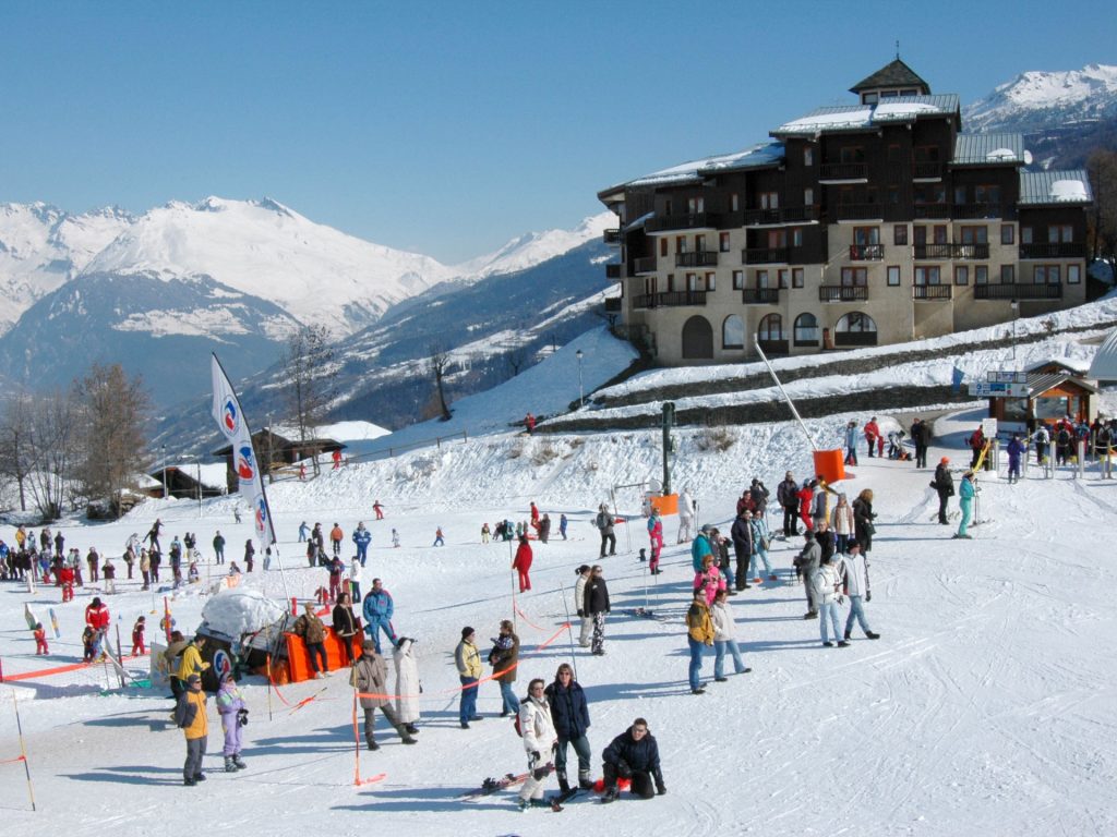 The perfect location in La Plagne